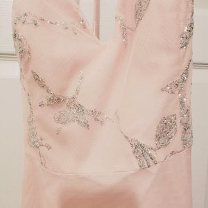 Hayley Paige prom or bridesmaid dress.